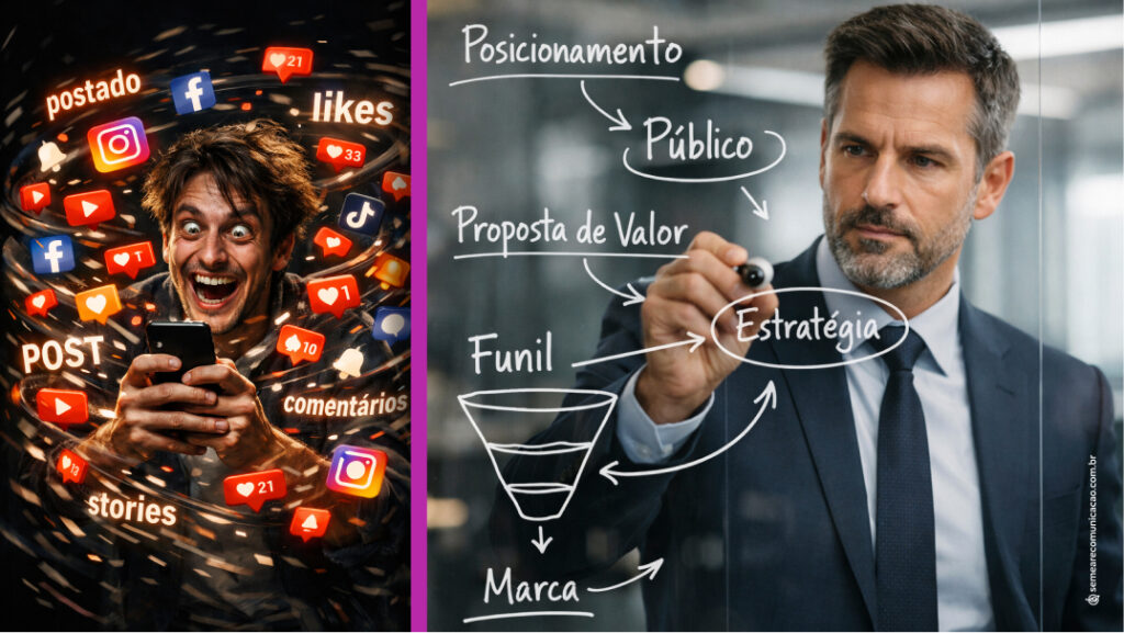 Marketing não começa na divulgação. Começa na estratégia.