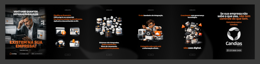 Hierarquia visual carrossel