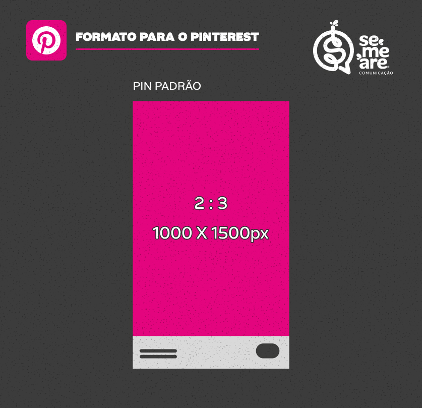 Formatos e tamanhos para vídeos no Pinterest